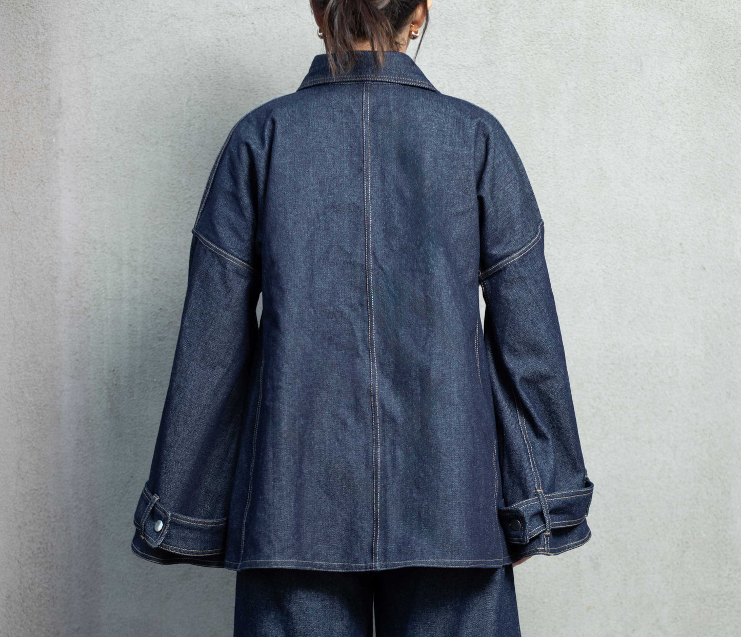 INDIGO DENIM SHACKET