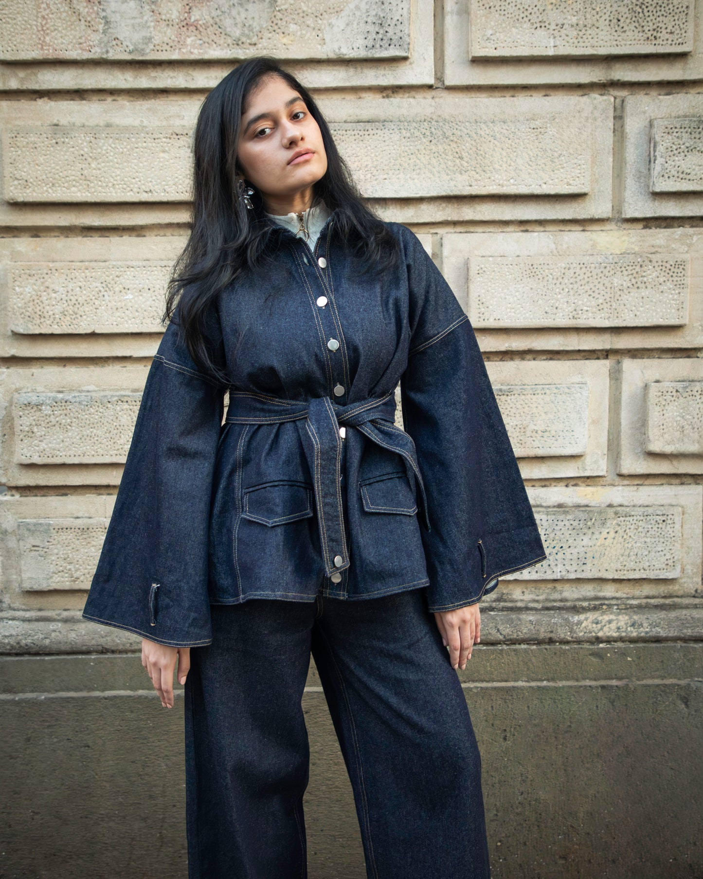 INDIGO DENIM SHACKET